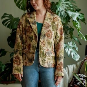 Vintage Liz Claiborne floral blazer
